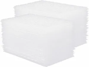 100pcs Bubble Pouches Wrap, 6'' x10'' Clear Bubble Pouch Bags for Fragile, Double Walled Moving Supplies Bubble Out Bags for Storage Wrapping, Dishes China Plates, Shipping and Packing