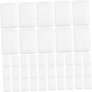 1200pcs Fruit Foam Mesh Cover Grape Protection Bags Strawberry Packaging Sleeve Lightweight Portable Fruit Netting Bags for Transport