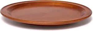 18" Lazy Susan with Flared Lip Cherry Finish