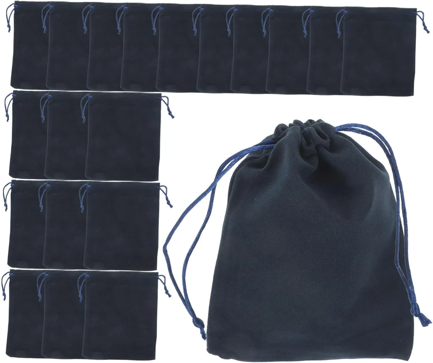 20pcs Jewelry Pouches Drawstring Bags for Party Favors present Packaging and Storage of Jewelry More