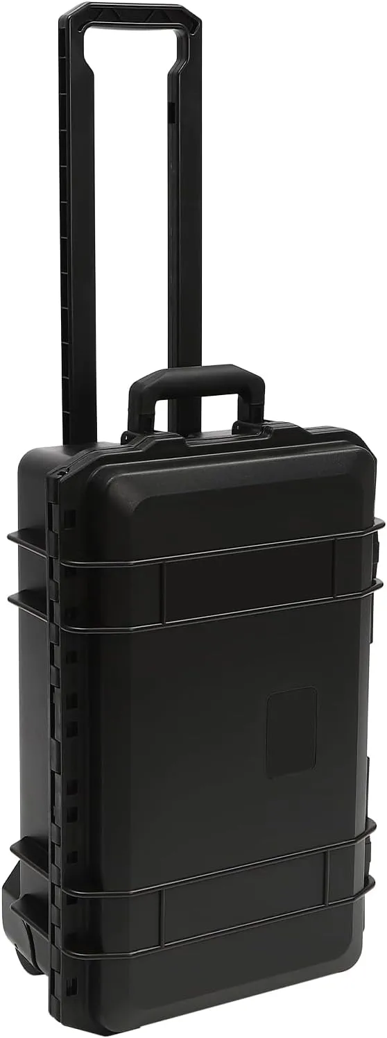 22" Protective Roller Camera Hard Case, Camera Protective Tools, Easy To Carry, Water And Shock Resistant With Foam, Protective Case For For Storing Camera Equipment And Other Valuables (Black)