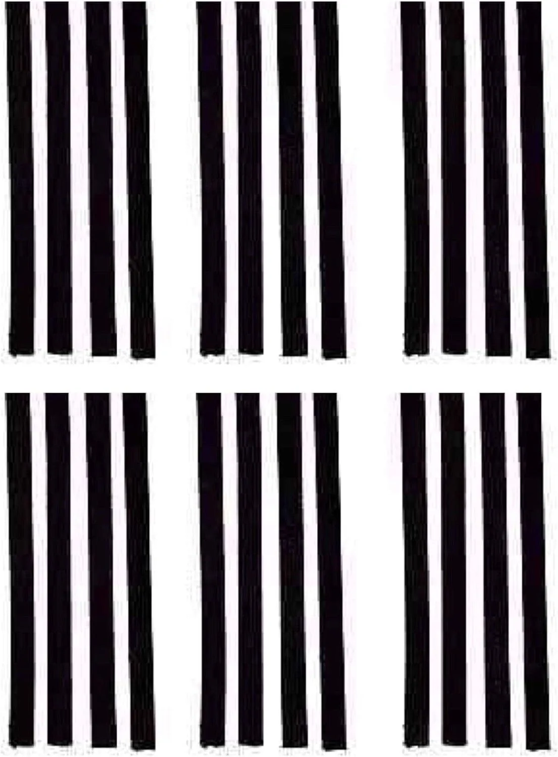 24-Pack Replacement VPI Strips Velvet/Felt 3M Adhesive Okki Nokki   VPi Machine LP Vinyl Record Album Cleaning Strip Set (Quantity of 24) / Cleaner Records (Black)