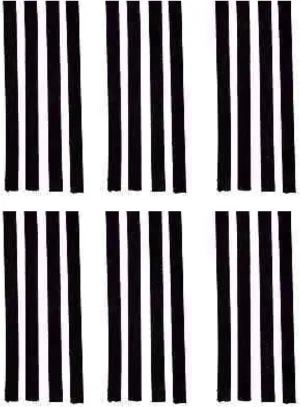 24-Pack Replacement VPI Strips Velvet/Felt 3M Adhesive Okki Nokki   VPi Machine LP Vinyl Record Album Cleaning Strip Set (Quantity of 24) / Cleaner Records (Black)