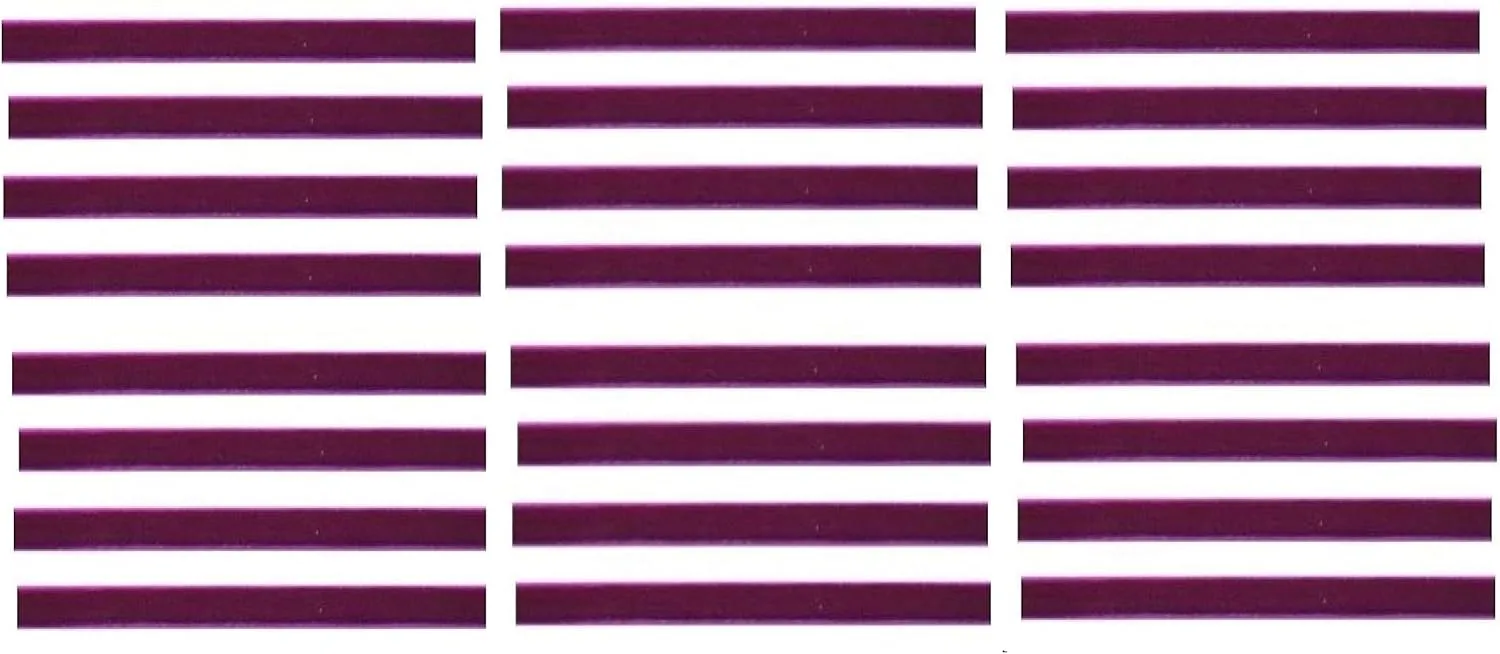 24-Pack Replacement VPI Strips Velvet/Felt 3M Adhesive Okki Nokki   VPi Machine LP Vinyl Record Album Cleaning Strip Set (Quantity of 24) / Cleaner Records (Magenta)