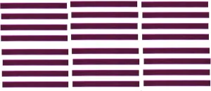 24-Pack Replacement VPI Strips Velvet/Felt 3M Adhesive Okki Nokki   VPi Machine LP Vinyl Record Album Cleaning Strip Set (Quantity of 24) / Cleaner Records (Magenta)
