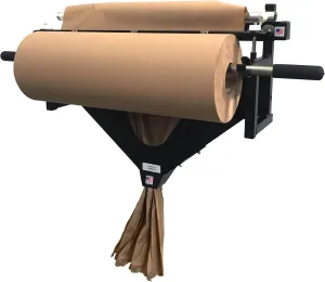 24" Kraft Paper Crumpler - Wall Mount & Benchtop Void Fill Dispenser - EP-5955 - Made in USA