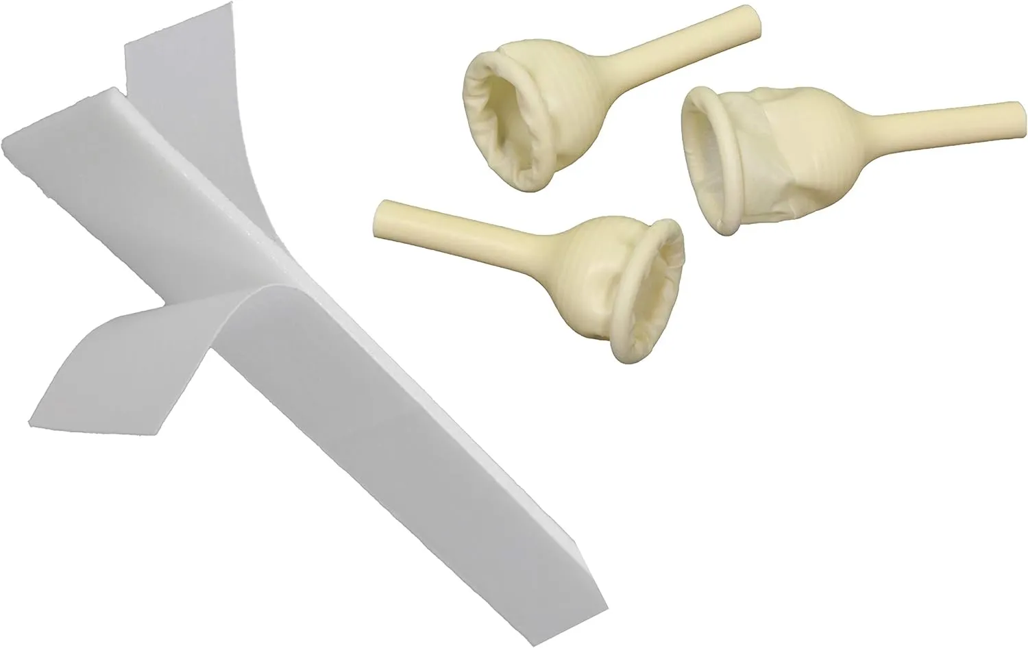 25 Rubber Urinal Bag Male External Catheter Single use with Adhesive Strip 25 Count (Pack of 1) ((XLarge 35 mm 1.37 Inches))
