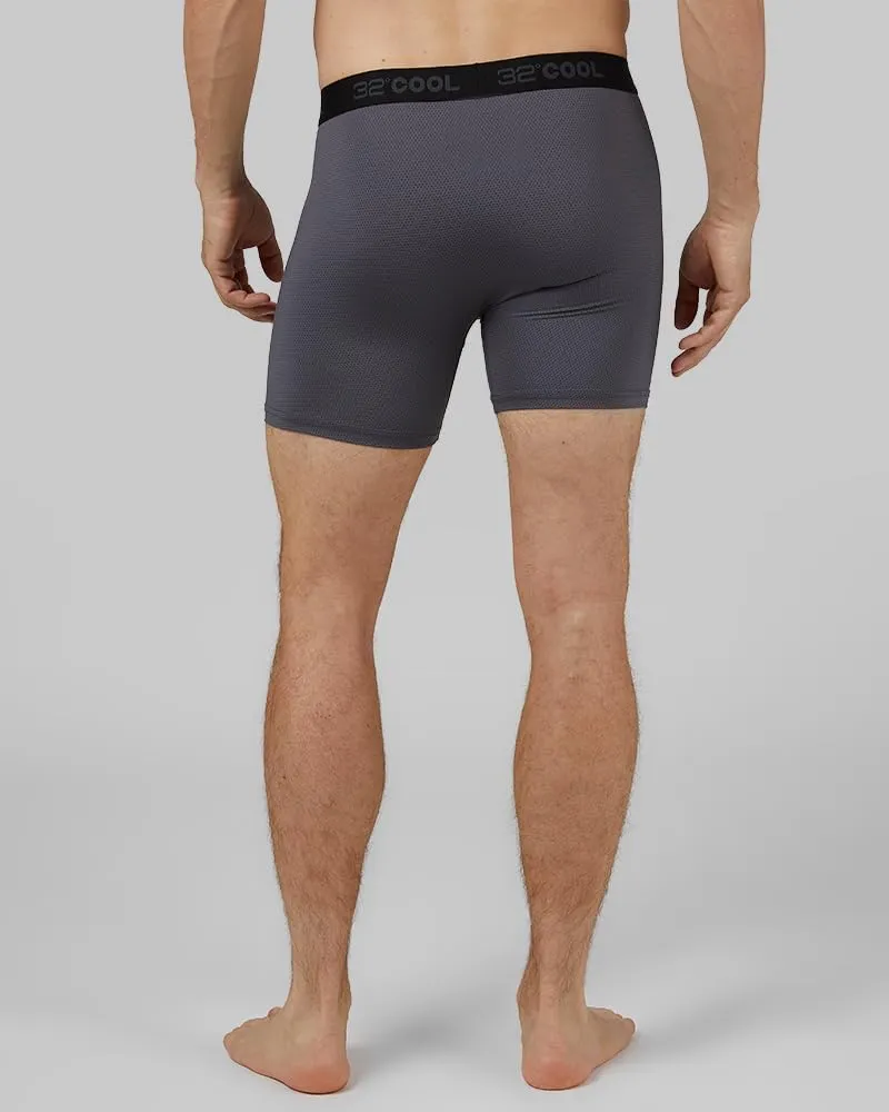 32º DEGREES Mens 4-Pack Active Mesh Quick Dry Performance Boxer Brief