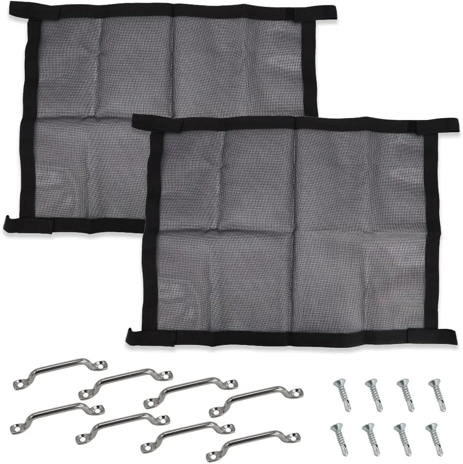 35 Inch Length x 26 Inch Height Horse Trailer Window Screen with Mesh Hole 0.04 * 0.04inch,2 Pack