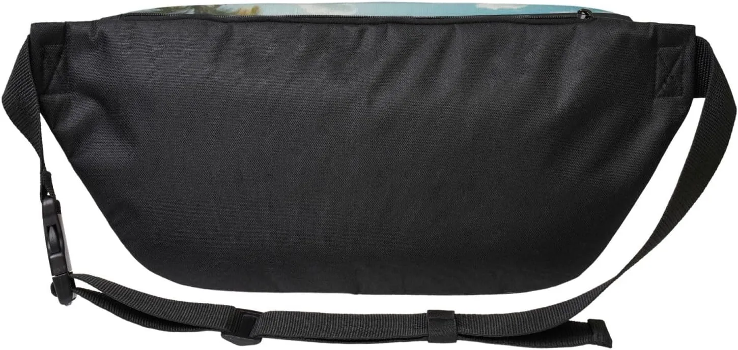 A Beautiful Beach Fanny Pack For Women Man,Midday Sun Blue Sea Waist Belt Bag Crossbody For Sports Travel Hiking Running Jogging