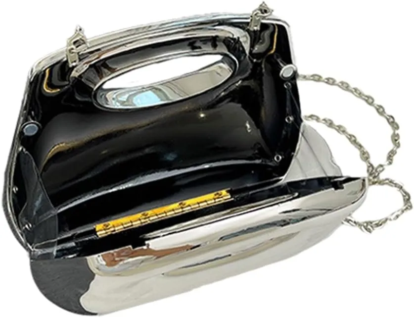 Acrylic Evening Bag for Women Fashion Top Handle Purse Simple Clutch Purse for Concert Celebration Wedding