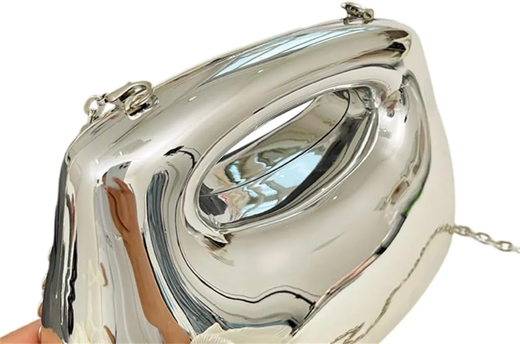 Acrylic Evening Bag for Women Fashion Top Handle Purse Simple Clutch Purse for Concert Celebration Wedding