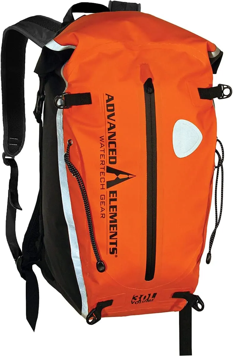 Advanced Elements Backpack/Cargo Bag, Orange, 30 L