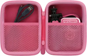 Aenllosi Hard Carrying Case Compatible with VTech KidiZoom Creator Cam (Pink)