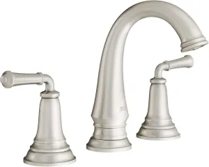 American Standard 7052807.295, Delancey 8-Inch Widespread 2-Handle Bathroom Faucet 1.2 GPM, Brushed Nickel