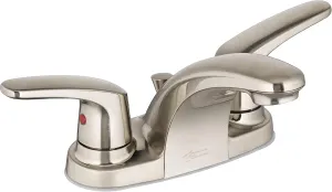 American Standard 7075205.295 Colony Pro 2-Handle Centerset Less Drain,,, Satin Nickel