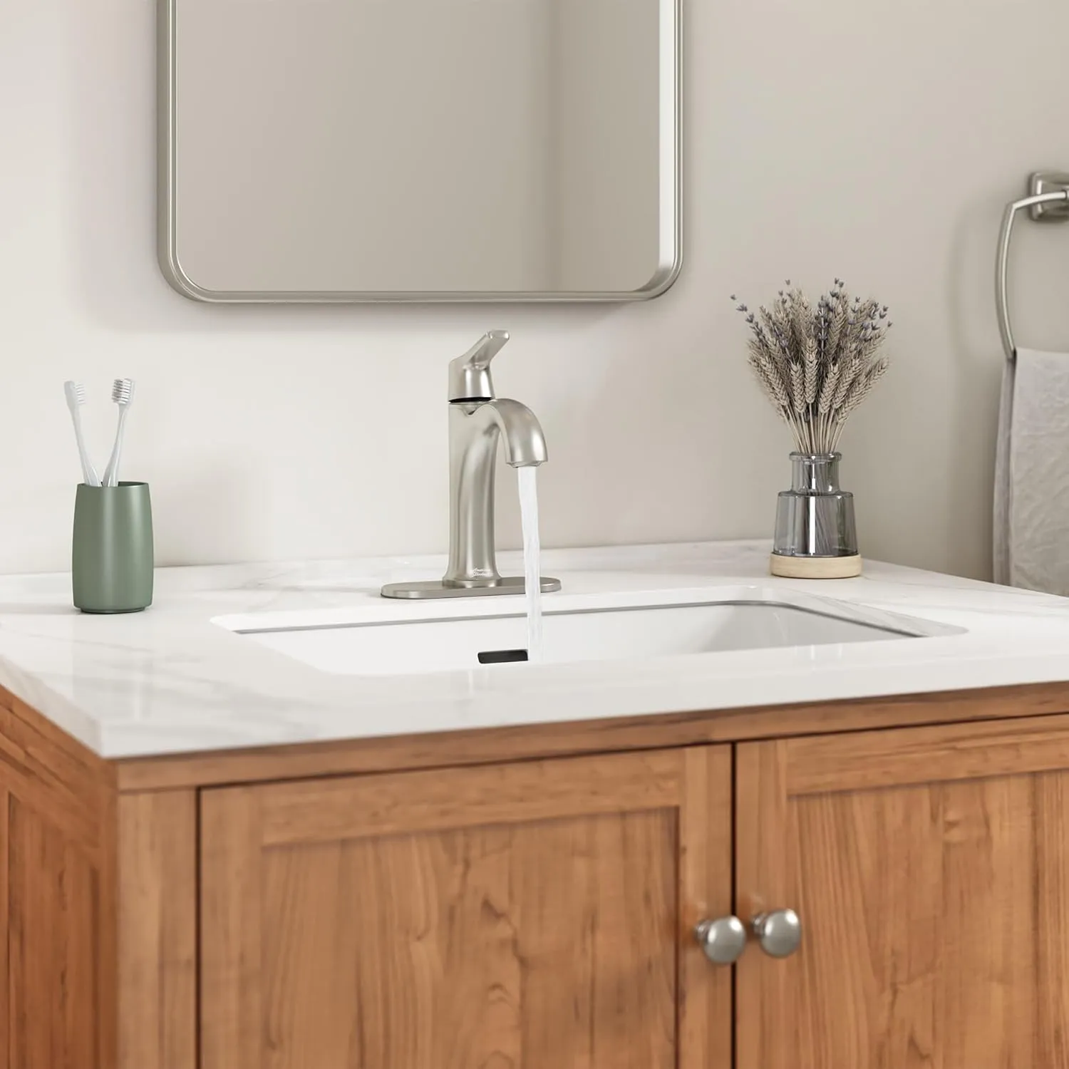 American Standard 7429101.295, Becklow Single-Handle Bathroom Faucet , Brushed Nickel