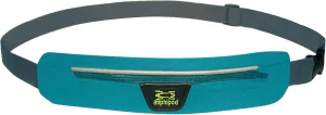 Amphipod AirFlow MicroStretch Belt, Ultra-Light Minimalist Runners Waist Pack Bag for Running, Jogging, Men & Women - Marine/Silver - L