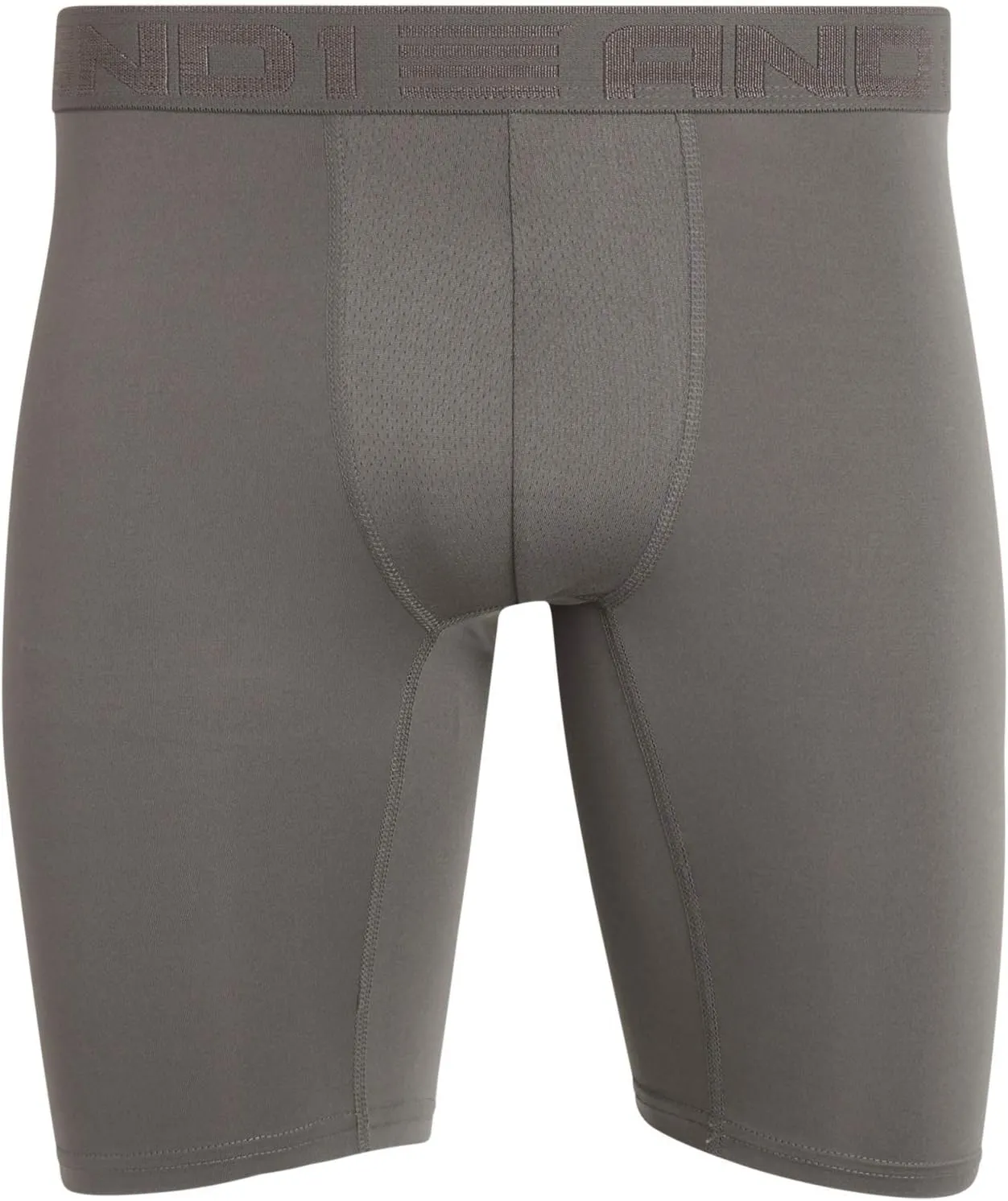 AND1 Mens Boxer Briefs-6 Pack Stretch Long Leg Compression Underwear with Mesh Contour Pouch-Supportive Fit for Everyday Wear