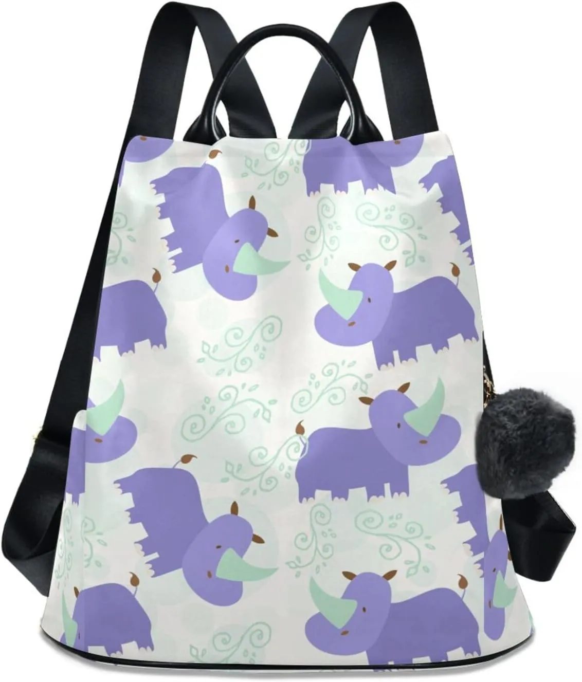 Animal Print Anti-theft Backpack Handbags for Women Travel Rucksack Lightweight Shoulder Bags 13.4 X 5.9 X 15in Pattern 12
