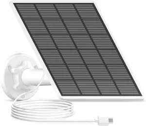 ANRAN Security Camera Wireless Outdoor Solar Panel,CCTV Cameras IP65 Waterproof,Compatible with Rechargeable Battery Powered Panels