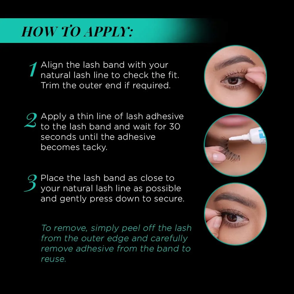 Ardell Natural Lashes False Eyelashes 109 - Black, Reusable Strip Lashes Lash Enhancement for Everyday Wear, 4 Pack