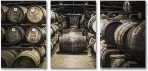 Art Poster Wine Wall Art Red Wine Barrel Aging Painting Famous Laphroaig Winery Pictures Canvas Post Canvas Painting Posters And Prints Wall Art Pictures for Living Room Bedroom Decor 08x12inch(20x30