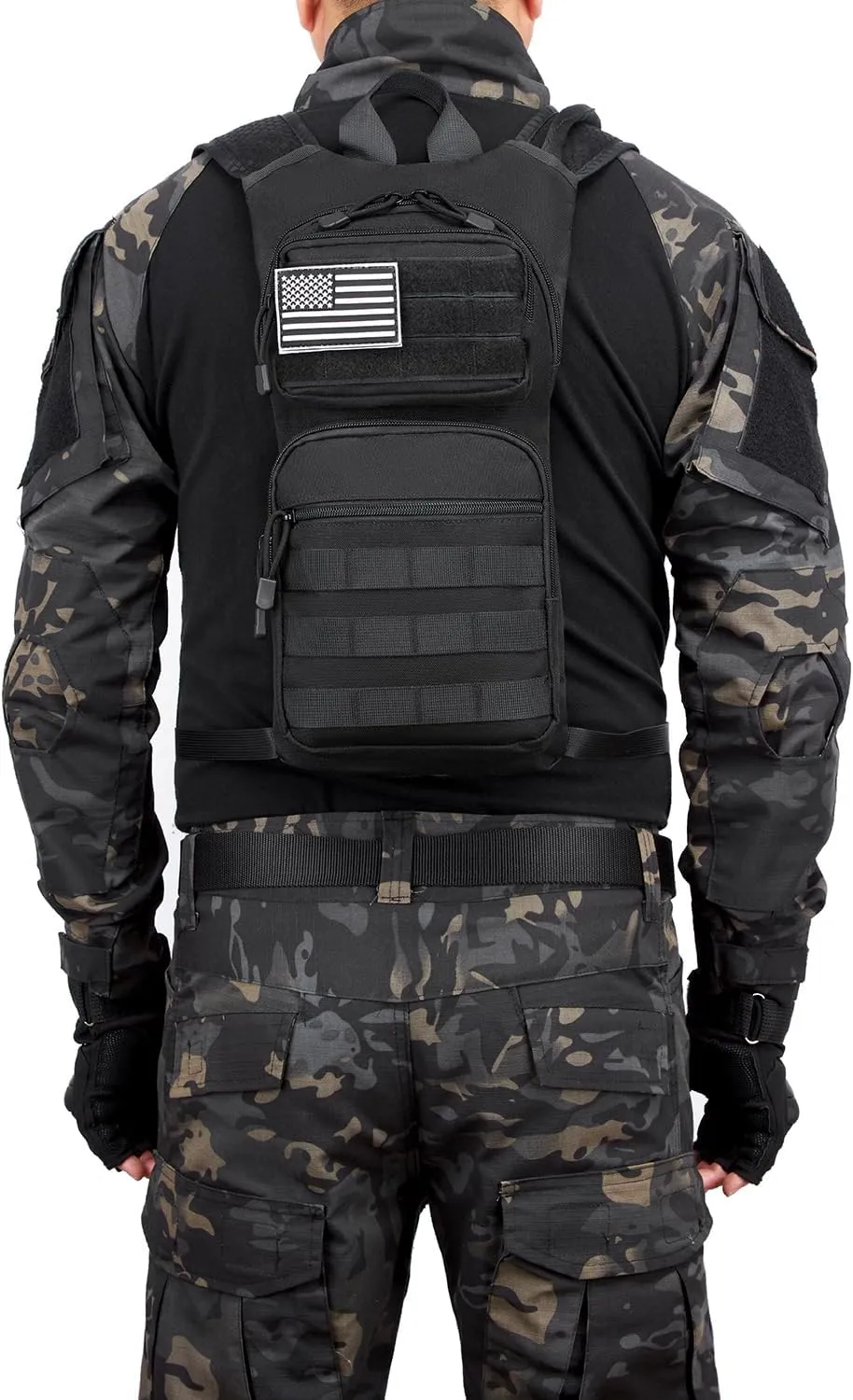 ATBP Running Hydration Vest Pack Thermal Insulation 3L TPU Water Bladder Tactical Backpack Bag for Cycling Hiking Daypack Men & Women