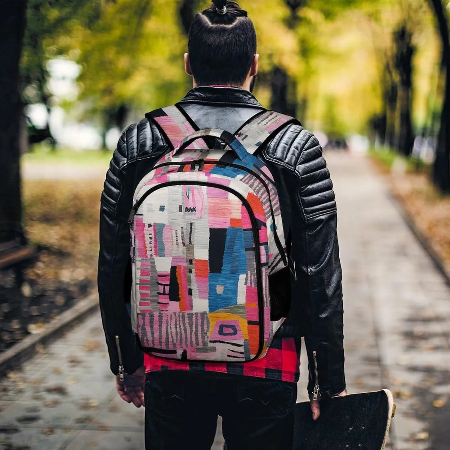 Backpack for Men Women Laptop Backpack Abstract Creative Style Casual Daypack Laptop Bag for Travel