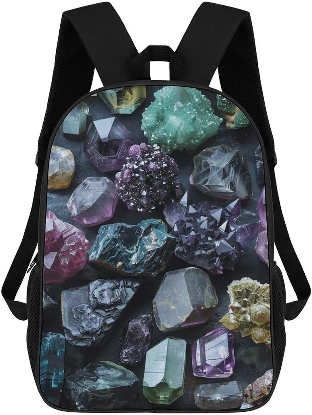 Backpack Travel Laptop Backpack for Men Women Gems And Minerals Casual Daypack Adjustable Lightweight Computer Bag
