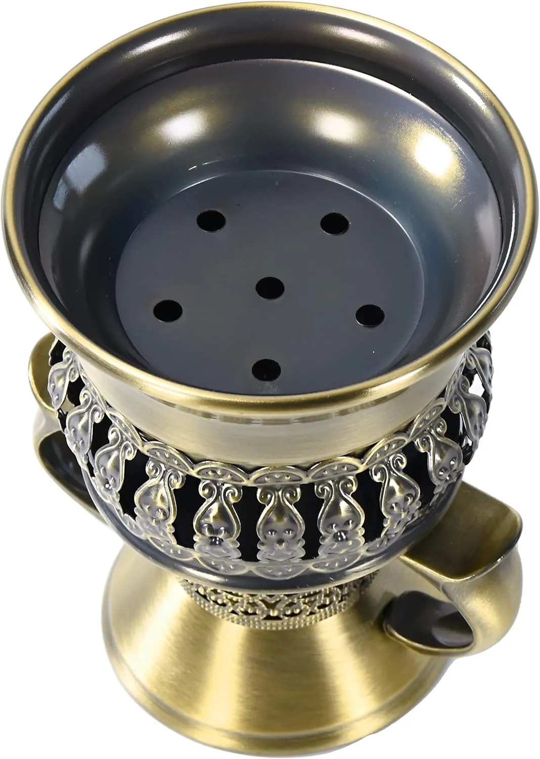 Bakhoor Burner, Charcoal Incense Burner, Frankincense Resin Burner, Incense Charcoal Discs, Bukhoor Kit with Mtal Handle/Tongs, for Yoga, Spa Aromatherapy Office Home Decor