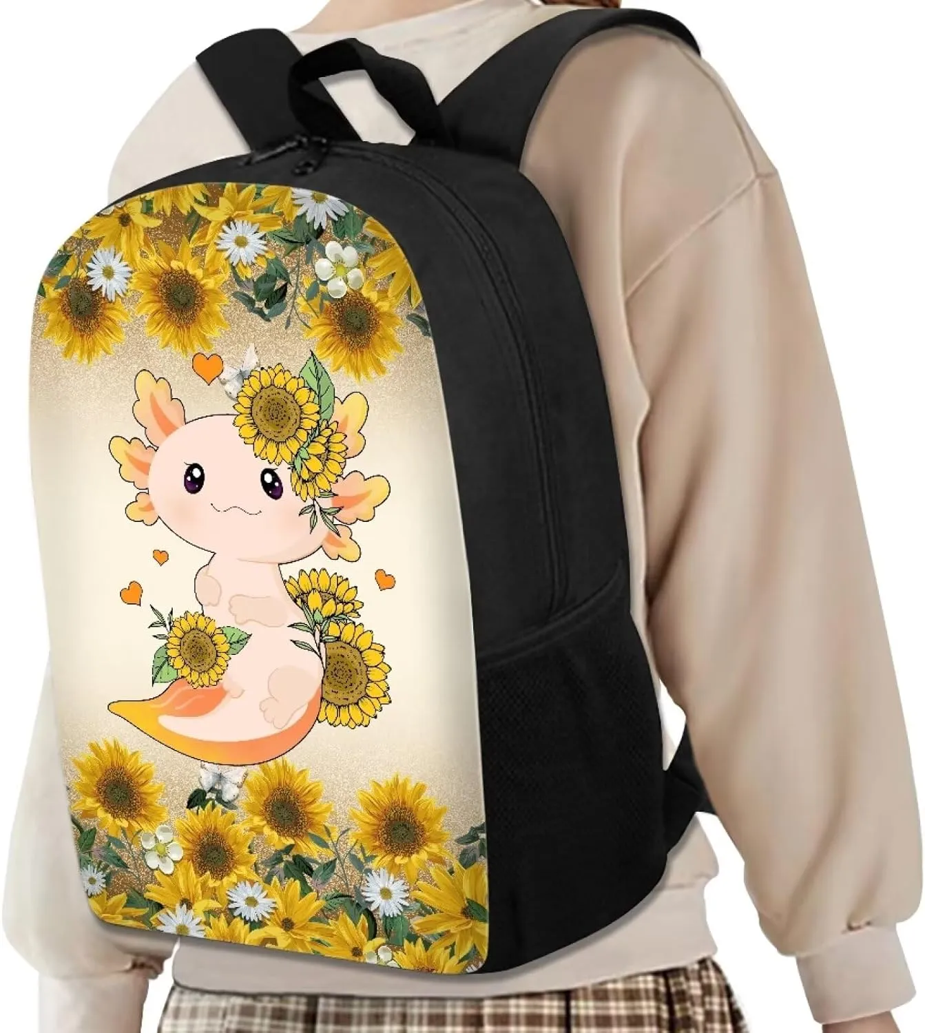 Belidome Kids School Backpack with Side Mesh Pockets Large Bookbag Daypack Shoulder Backpack
