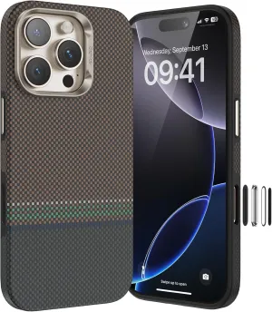 BENKS 【Camera Control Button】 Prestige ArmorPro Case for iPhone 16 Pro Max, [Compatible with Magsafe] Shockproof Protective Case Made with Dupont Kevlar 1000D Aramid Fiber & TPU