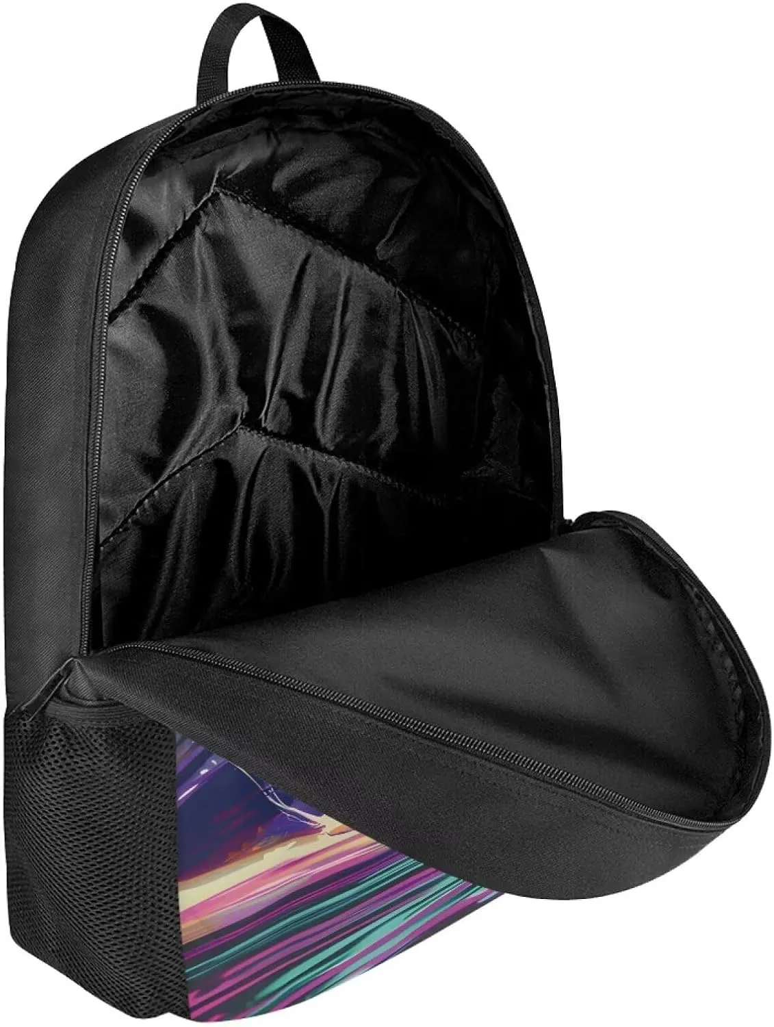Biyejit Large Backpack for Kids School Book Bags Girls Rucksack Lightweight Bookbags Schoolbag, African Boy Basketball