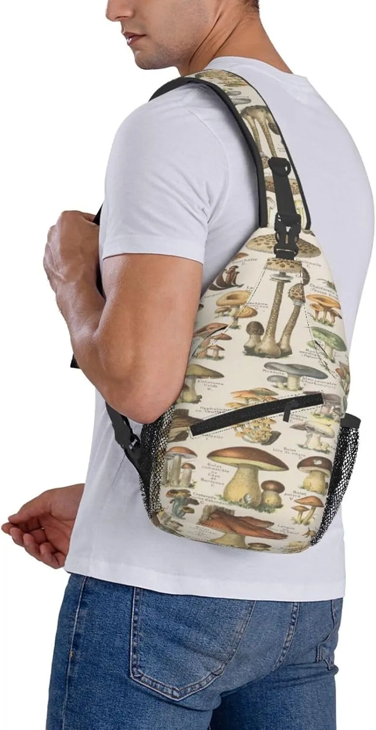 Black White Cow Spots Skin Pattern Crossbody Bags Men Cross Chest Bag Women Adjustable Sling Backpack Shoulder Bag