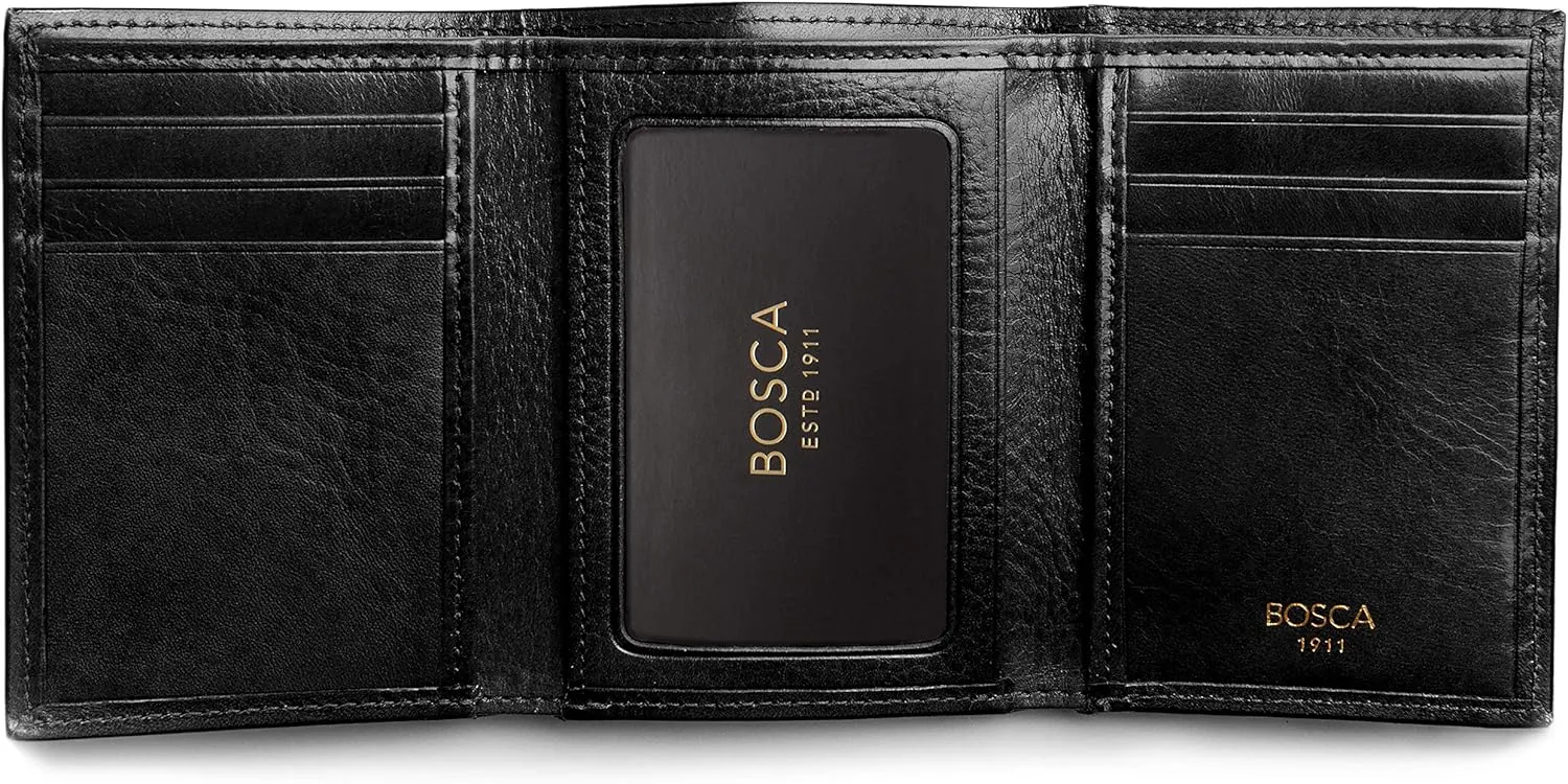 Bosca Men's Double I.D. Trifold