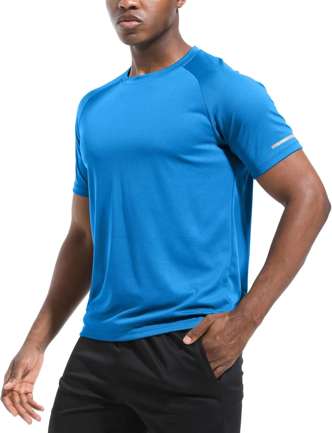 Boyzn 1 or 3 Pack Men's Workout Running Shirts, Dry Fit Moisture Wicking T-Shirts, Sports Gym Athletic Short Sleeve Shirts
