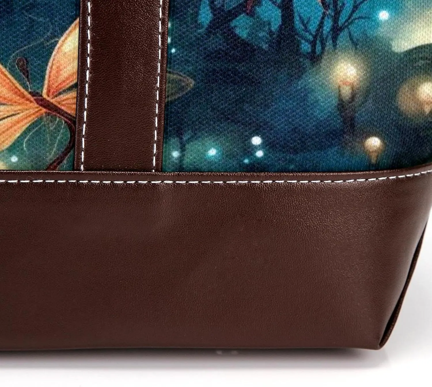 Bright Fireflies-573 Shoulder Purses for Women Large Soft Washed Leather Purses and Durable Handbags