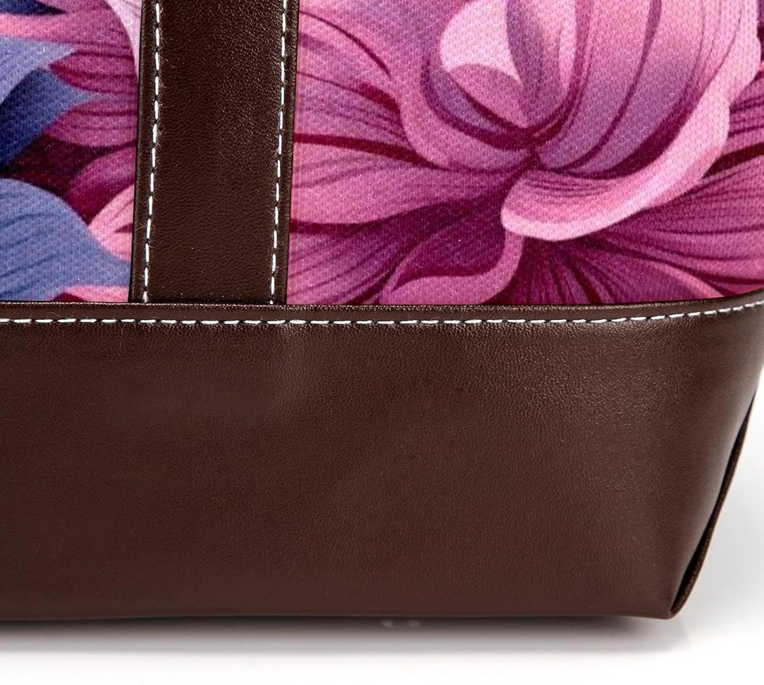 Bright Red Roses-947 Fashion Washed Durable Leather Purse Bag for Women Top Handle Ladies Shoulder Bags with Pockets Zipper
