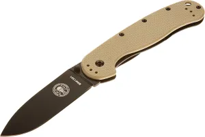 BRK Designed by ESEE Blue Ridge Knives Avispa Desert Tan Black Knife, Desert Tan/Black