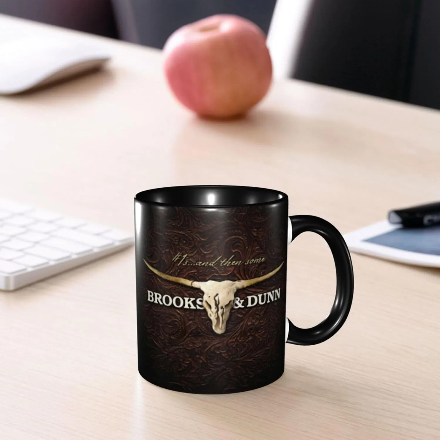 Brooks Music Dunn Ceramic Mug 12oz Cup Coffee Mugs Tea Cups Decor Novelty Presents For Home Office Travel Black