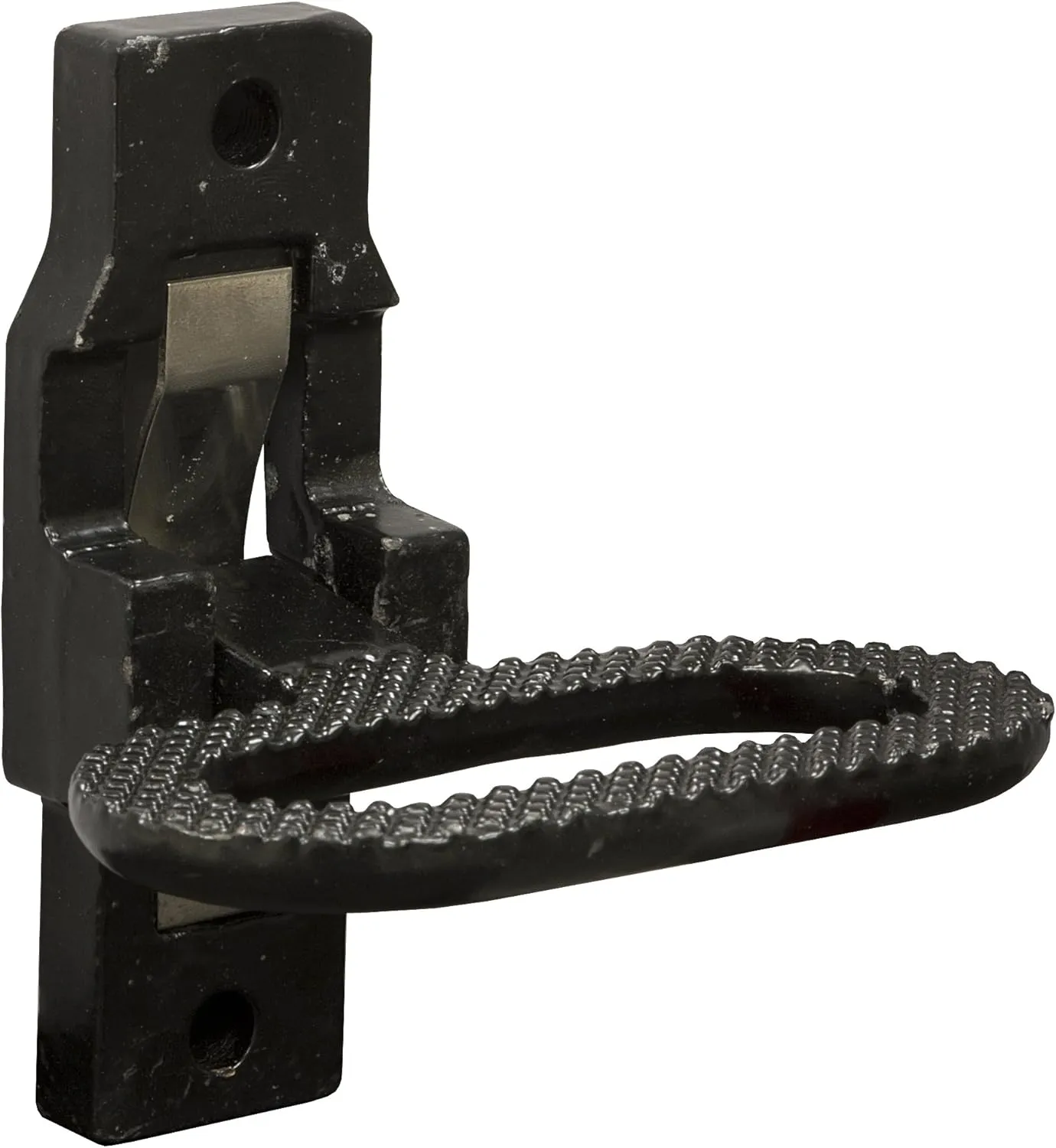 Buyers Products B2797BPC Folding Safety Step And Handle With Safety Storage, Black E-Coat Finish, Multi-Purpose Step And Grab Handle For Trucks, Trailers, Busses & RVs
