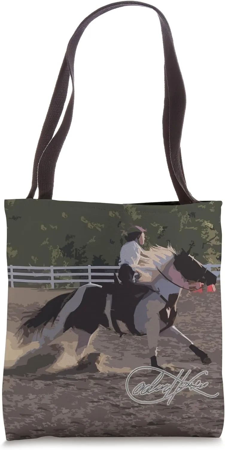 Cadey Anne Hansen on 4X World Barrel Champion Betty Tote Bag