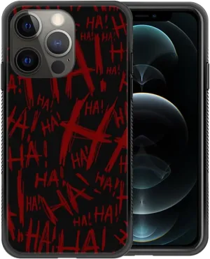 Case Compatible with iPhone 14,Joker Laughter Phone Covers for Men/Women,Four Side Frame Anti-Skid Soft Silicone Shockproof Protection Case for iPhone 14 6.1"