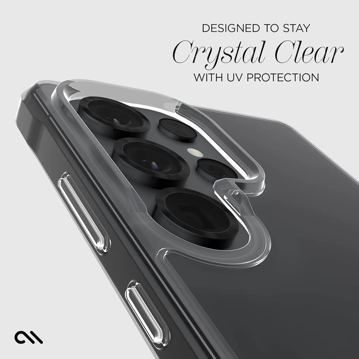 Case-Mate Tough Samsung Galaxy S25 Ultra Case [Wireless Charging] Rugged Phone Cover with 12ft Drop Protection - Anti-Yellowing Heavy Duty Protective Case for Samsung Galaxy S25 Ultra 6.9" - Clear