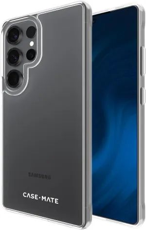Case-Mate Tough Samsung Galaxy S25 Ultra Case [Wireless Charging] Rugged Phone Cover with 12ft Drop Protection - Anti-Yellowing Heavy Duty Protective Case for Samsung Galaxy S25 Ultra 6.9" - Clear