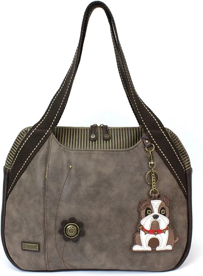 CHALA Handbags Large Bowling Tote Bag- Pet Lover's Collection