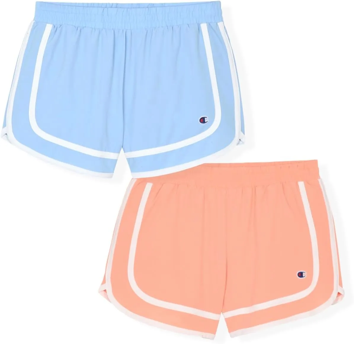 Champion Girls Heritage Foldover Mesh Running Basketball Short 2.75 Inch Inseam