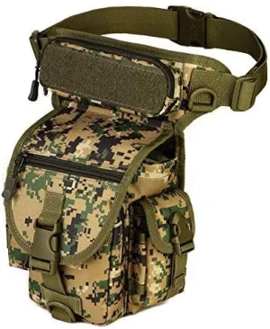 Climbing Bags | Waterproof Nylon Tactical Drop Leg Bag Molle System Hunting Tool Waist Pack Belt Thigh Pouch Men Women Military Equipment（6 Colors Optional）