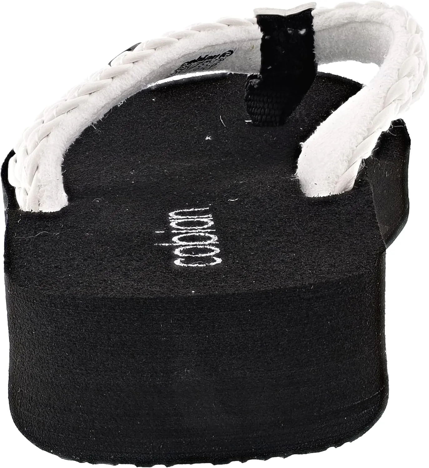 Cobian Women’s Summer Active Comfort Thick Top Sole Thong Braided Bounce Flip-Flops